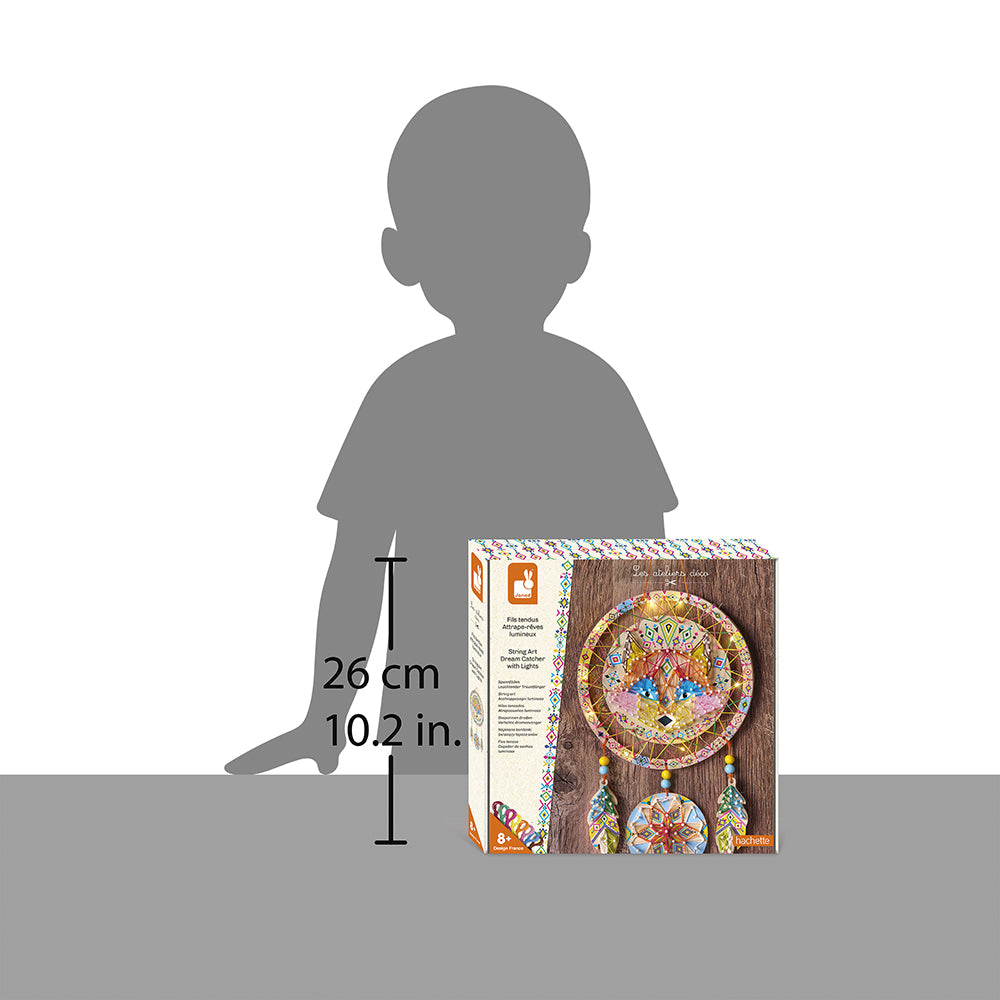 Fils tendus - Attrape rêve lumineux - Renard