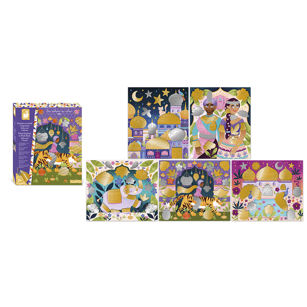 Stickers métal à repousser bollywwod