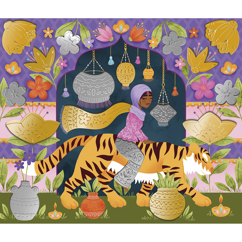 Stickers métal à repousser bollywwod