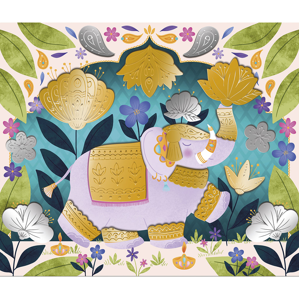 Stickers métal à repousser bollywwod