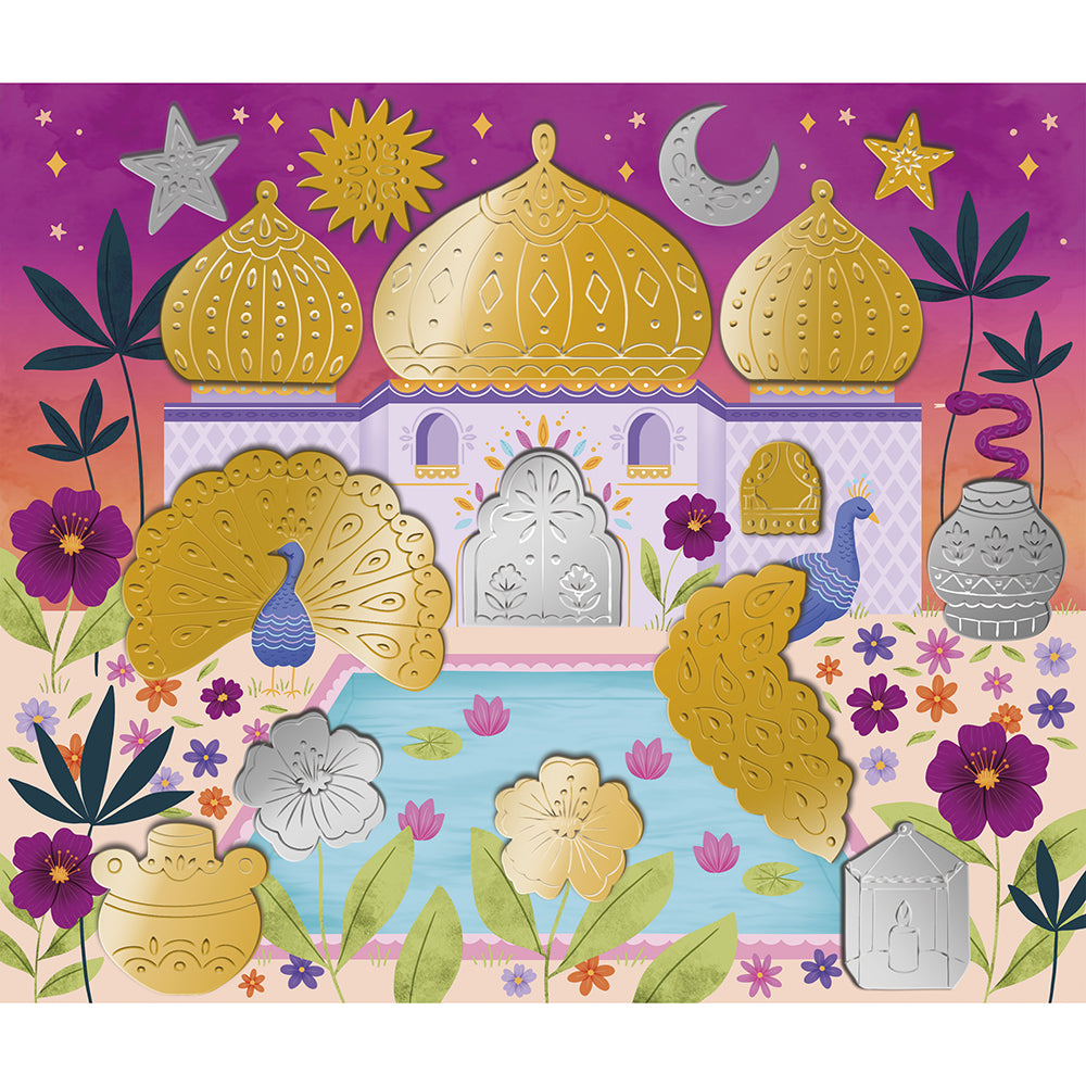 Stickers métal à repousser bollywwod