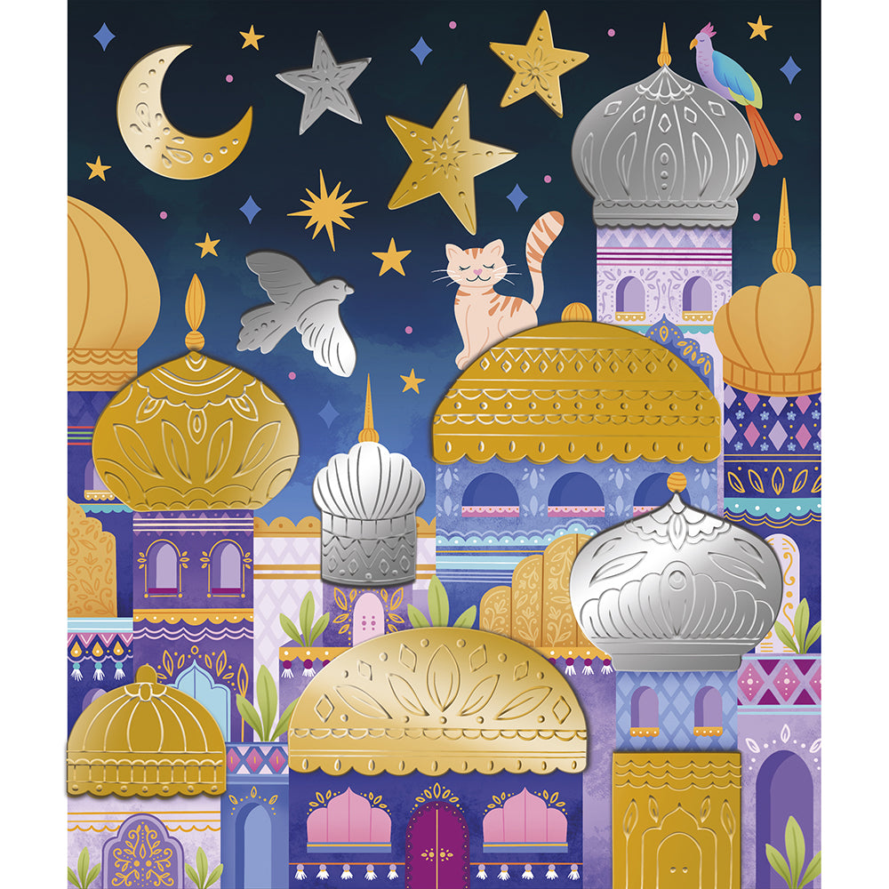 Stickers métal à repousser bollywwod