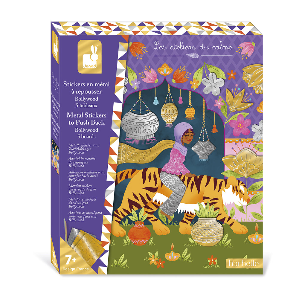 Stickers métal à repousser bollywwod