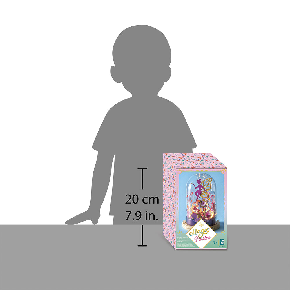 Cloches lumineuse jardin secret à créer