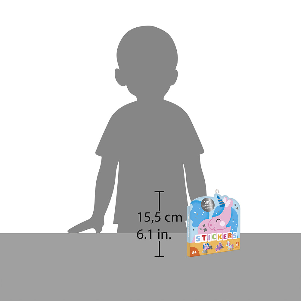 100 stickers - Licornes