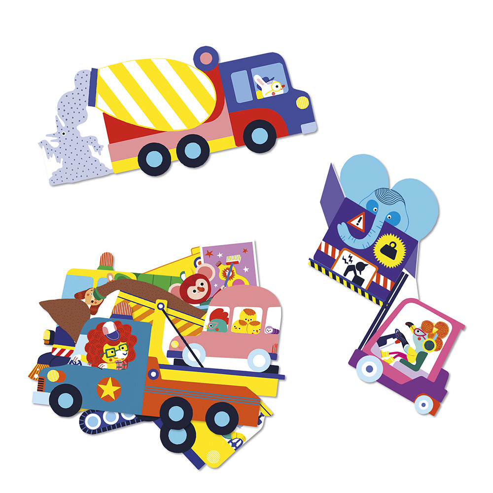 50 stickers - véhicules utilitaires