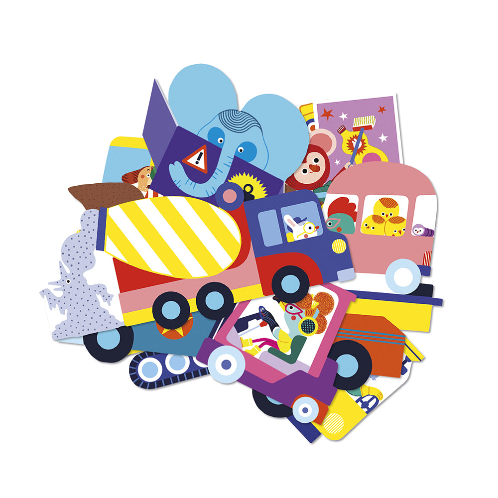 50 stickers - véhicules utilitaires