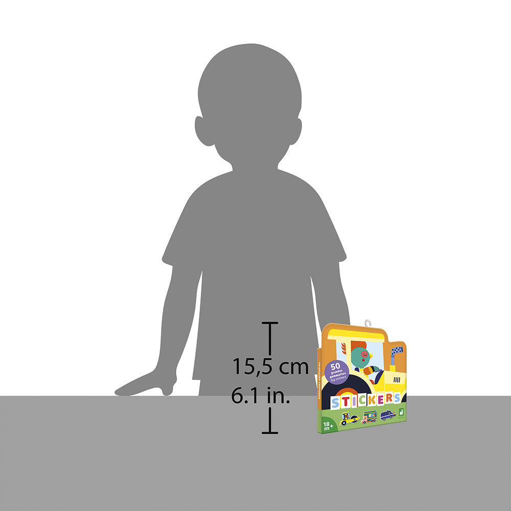 50 stickers - véhicules utilitaires