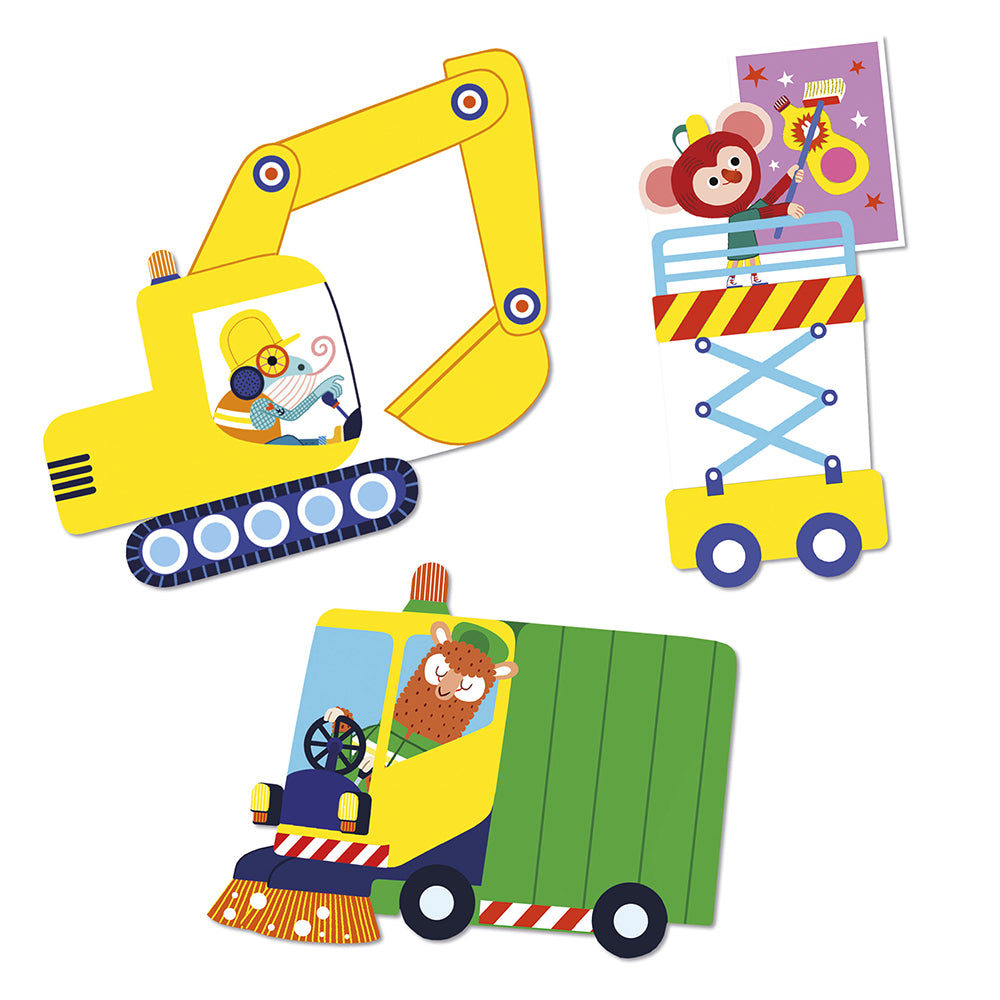 50 stickers - véhicules utilitaires