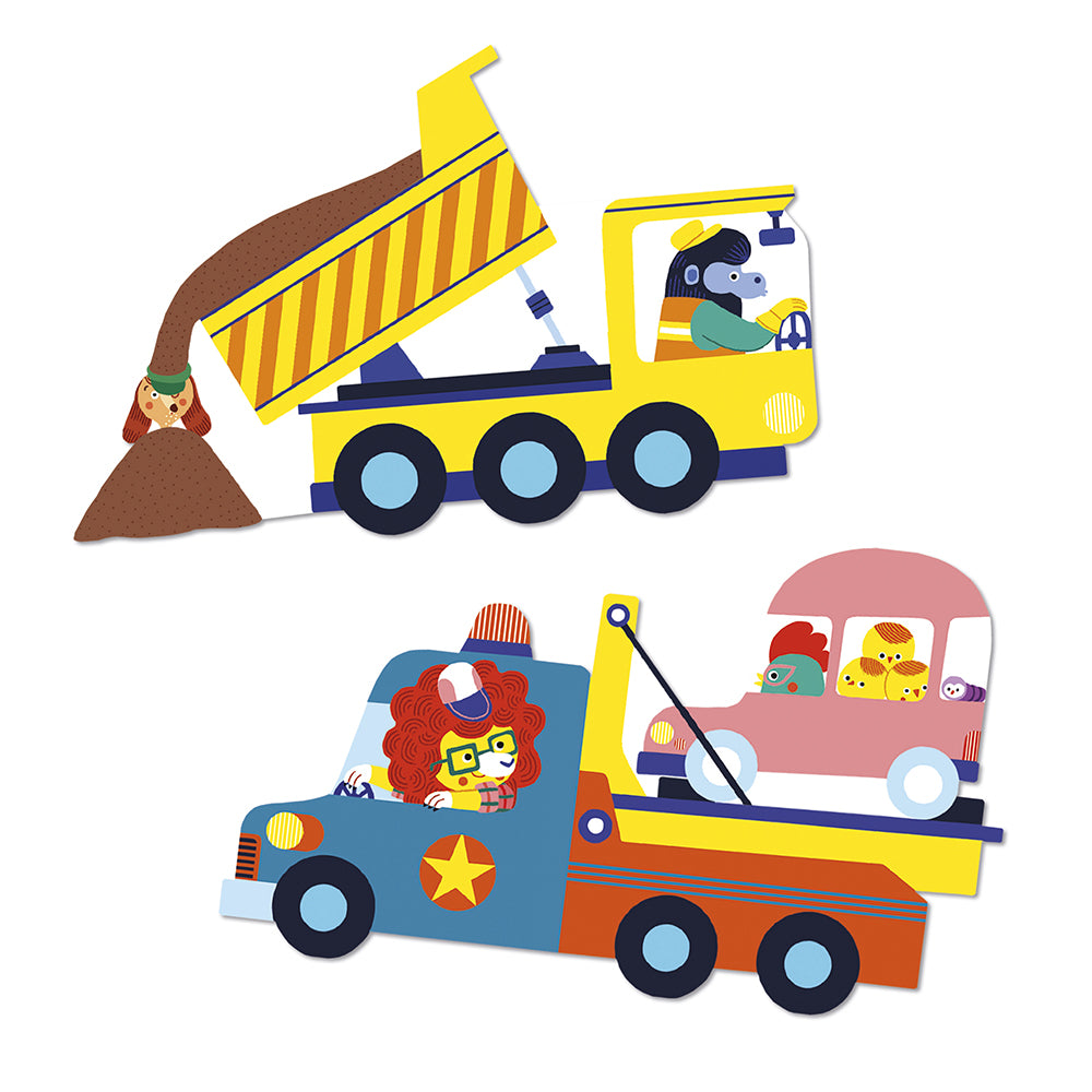 50 stickers - véhicules utilitaires