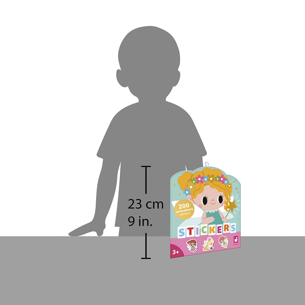 200 stickers en planche fées