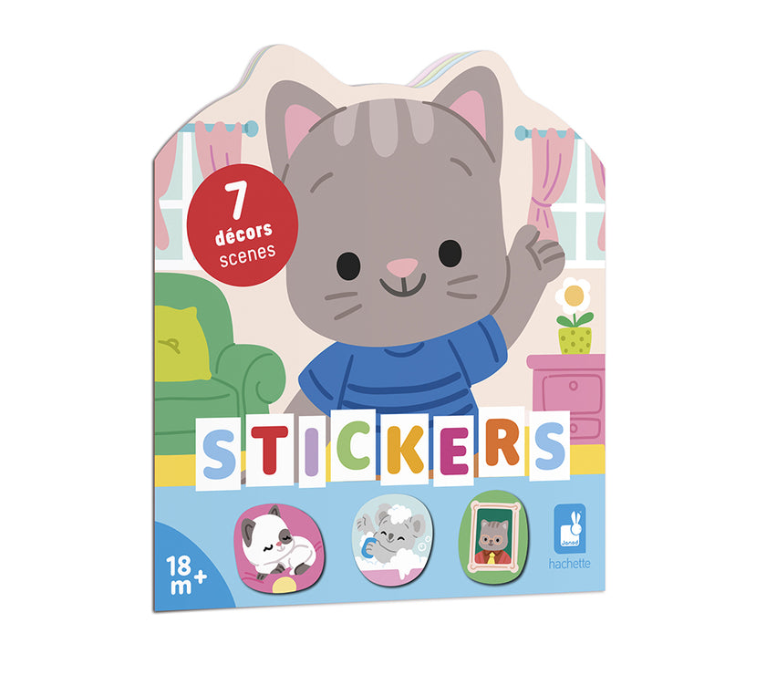 Cahier de stickers et décors la maison