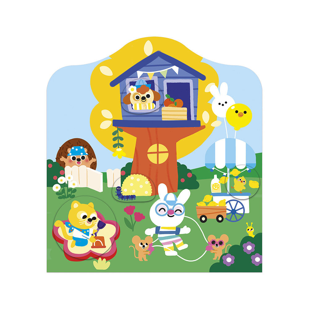 Cahier de stickers et décors le jardin