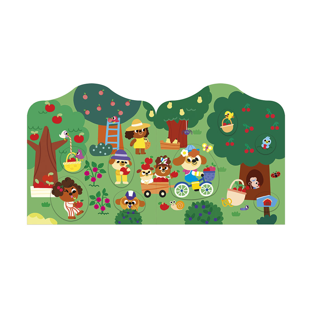 Cahier de stickers et décors le jardin