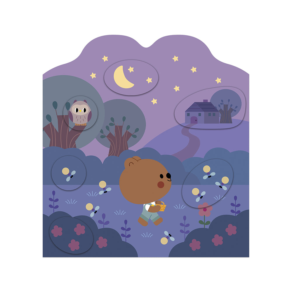 Cahier de stickers et décors la forêt