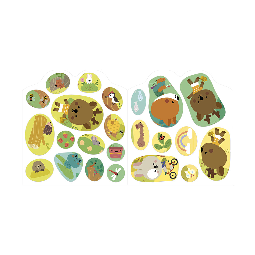 Cahier de stickers et décors la forêt