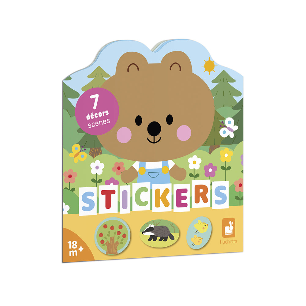 Cahier de stickers et décors la forêt
