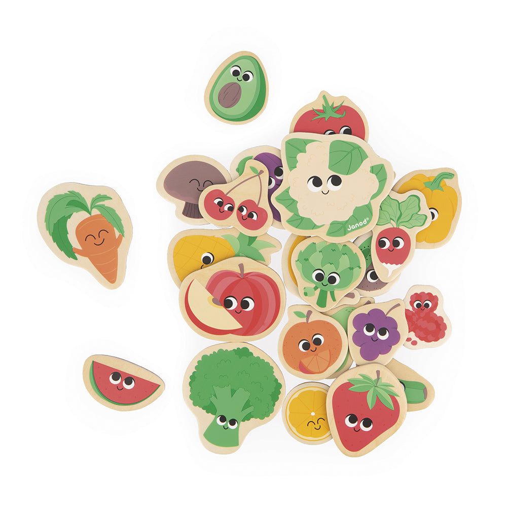 Magnets - Fruits & Légumes 24pièces