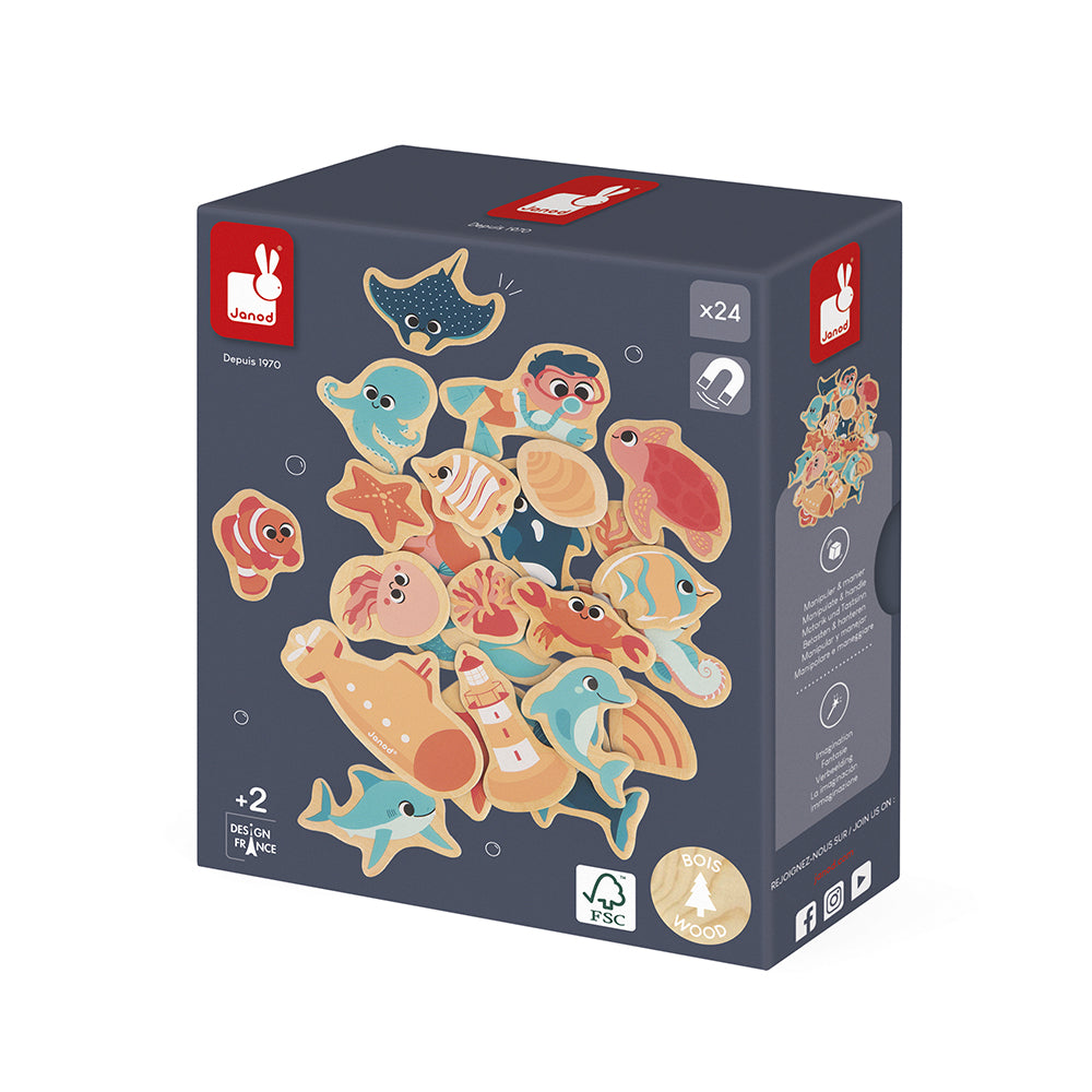 Magnets - Monde marin  24pièces