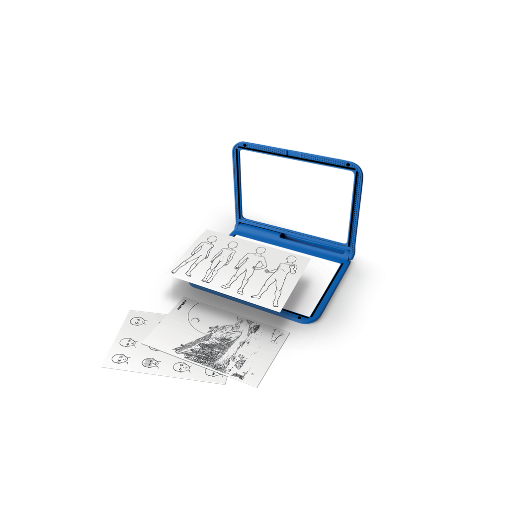 K-DRAW-PRO Tablette lumineuse nomade bleu Manga