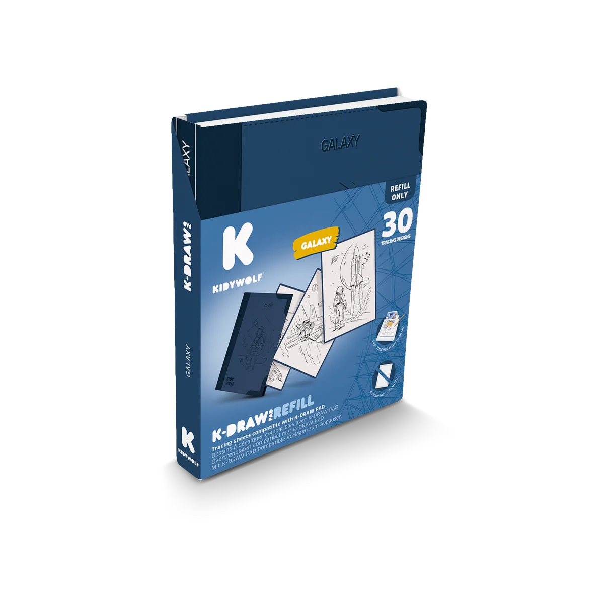 Recharge KIDYDRAW-PAD – Galaxy – Kidywolf