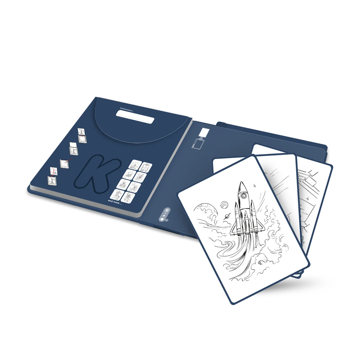 Recharge KIDYDRAW-PAD – Galaxy – Kidywolf