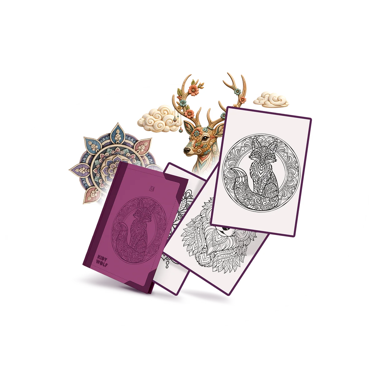 Recharge KIDYDRAW-PAD – Zen – Kidywolf
