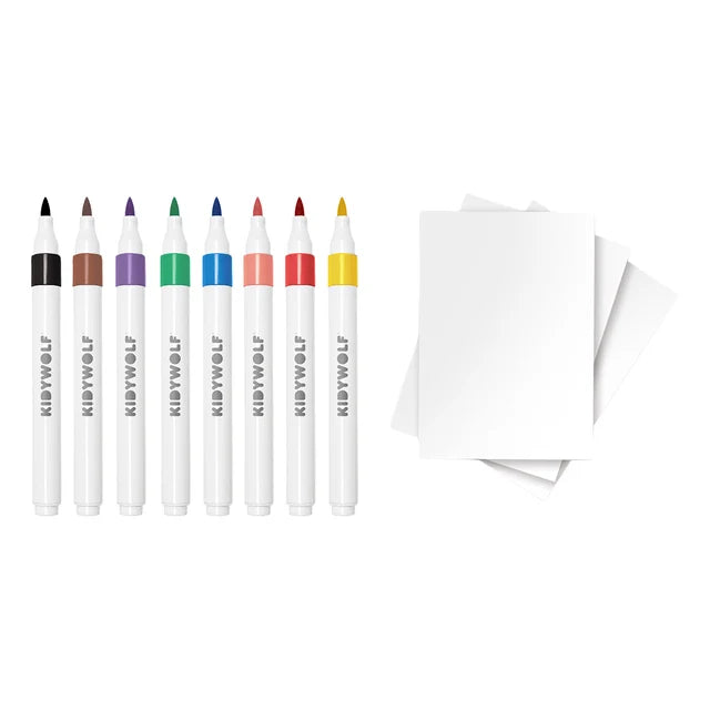 KIDYDRAW KIT – Marqueurs acryliques – Kidywolf