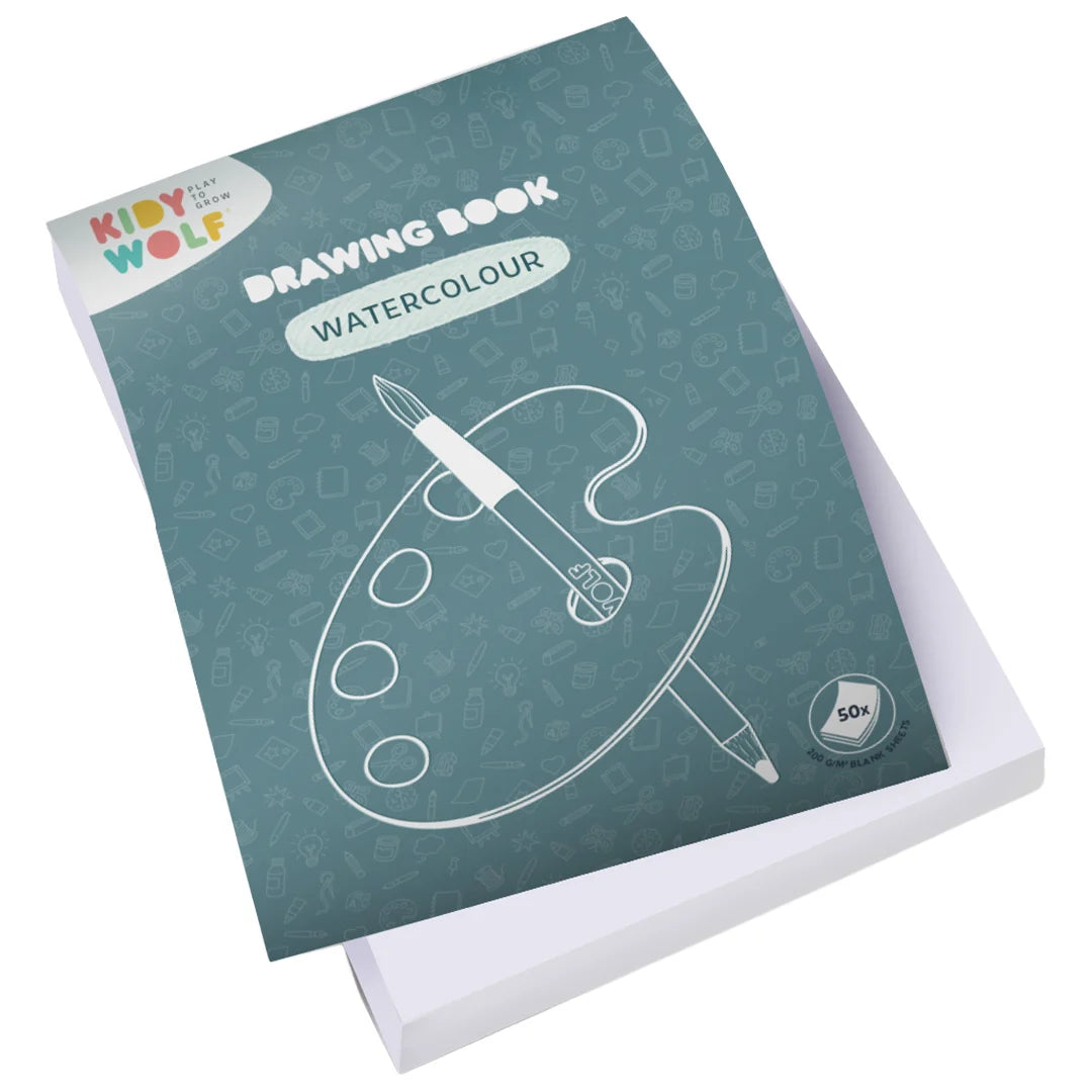 KIDYDRAW-KIT Aquarelle – Kit de dessin créatif – Kidywolf