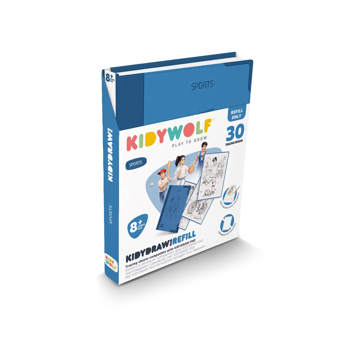 Recharge KIDYDRAW-PAD – Sport – Kidywolf