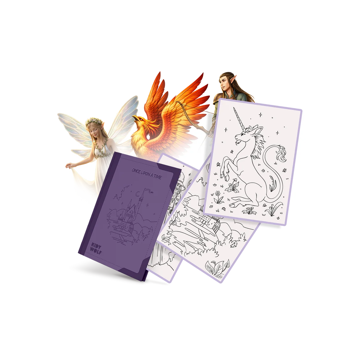 Recharge KIDYDRAW-PAD – Il était une fois – Kidywolf