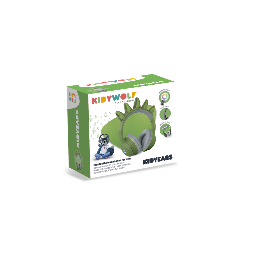 Casque Bluetooth Enfant KIDYEARS – Dinosaure