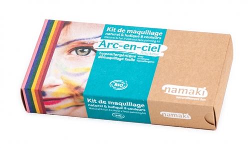 Kit de maquillage 6 couleurs Arc-en-Ciel