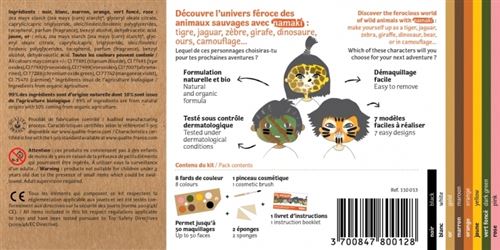 Kit de maquillage 6 couleurs Arc-en-Ciel