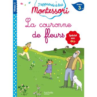 La couronne de fleurs j'apprends à lire montessori