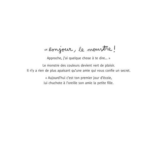 La couleur des émotions - : Le monstre des couleurs va à l'école