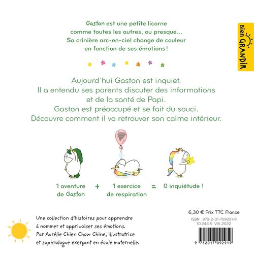 Les émotions de Gaston - : Les émotions de Gaston - Je suis inquiet