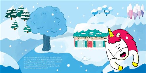 Les émotions de Gaston - : Les émotions de Gaston la licorne à Noël - Livre animé