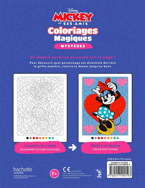 Mickey et ses Amis – Coloriages Magiques Mystères (7+) – Disney Junior