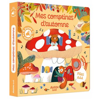 Mes comptines d’automne – Livre sonore Auzou