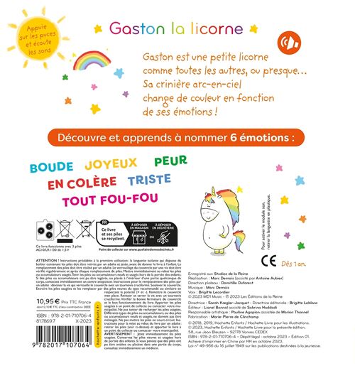 Les émotions de Gaston - : Mes premières émotions avec Gaston