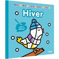 Mes premiers coloriages magiques - hiver