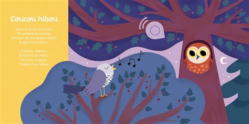 Mes premiers sonores - Mes comptines de la forêt