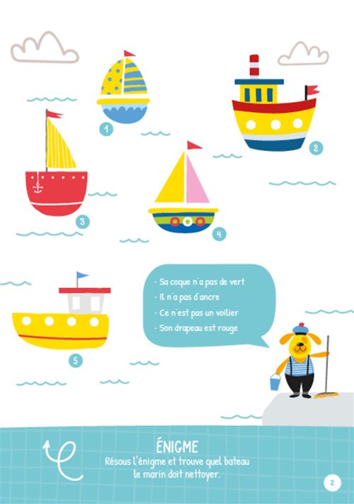 Mon bloc de jeux pour les vacances