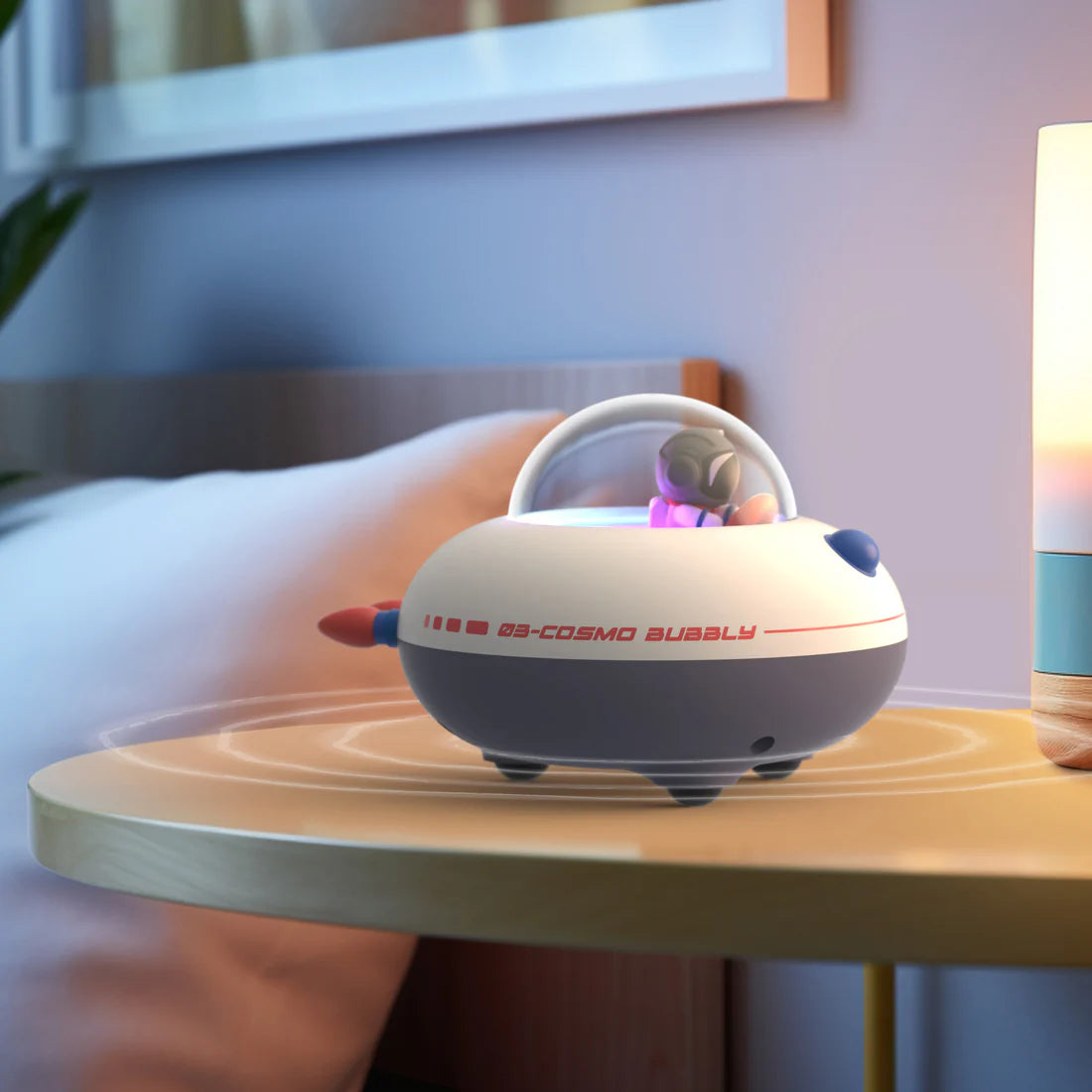 Cosmo bubbly - enceinte et veilleuse de l'espace