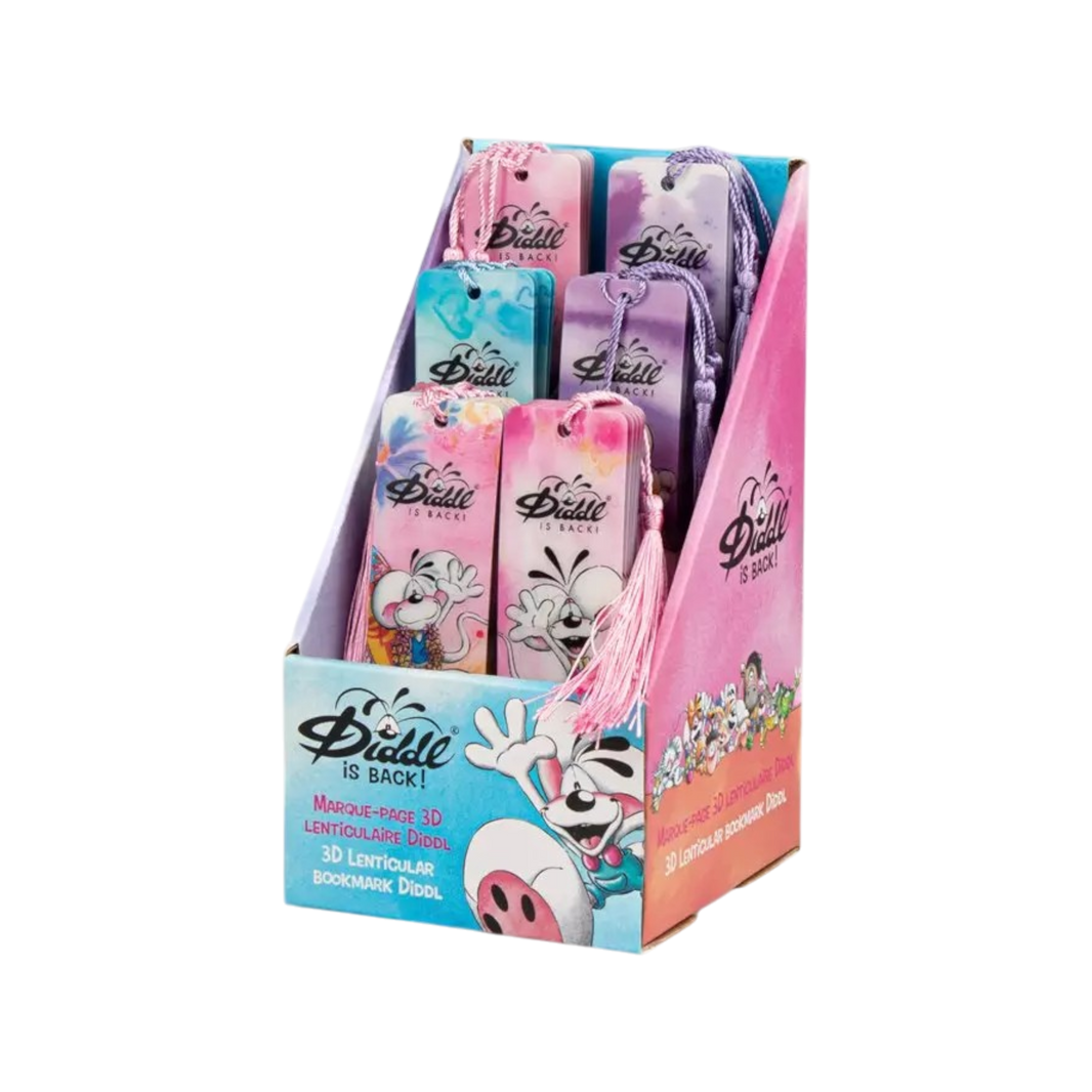 Marque-page 3D Lenticulaire Diddl