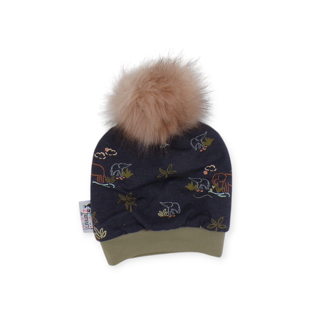 Bonnet Pompon Enfant – Pratique & Douillet❄️