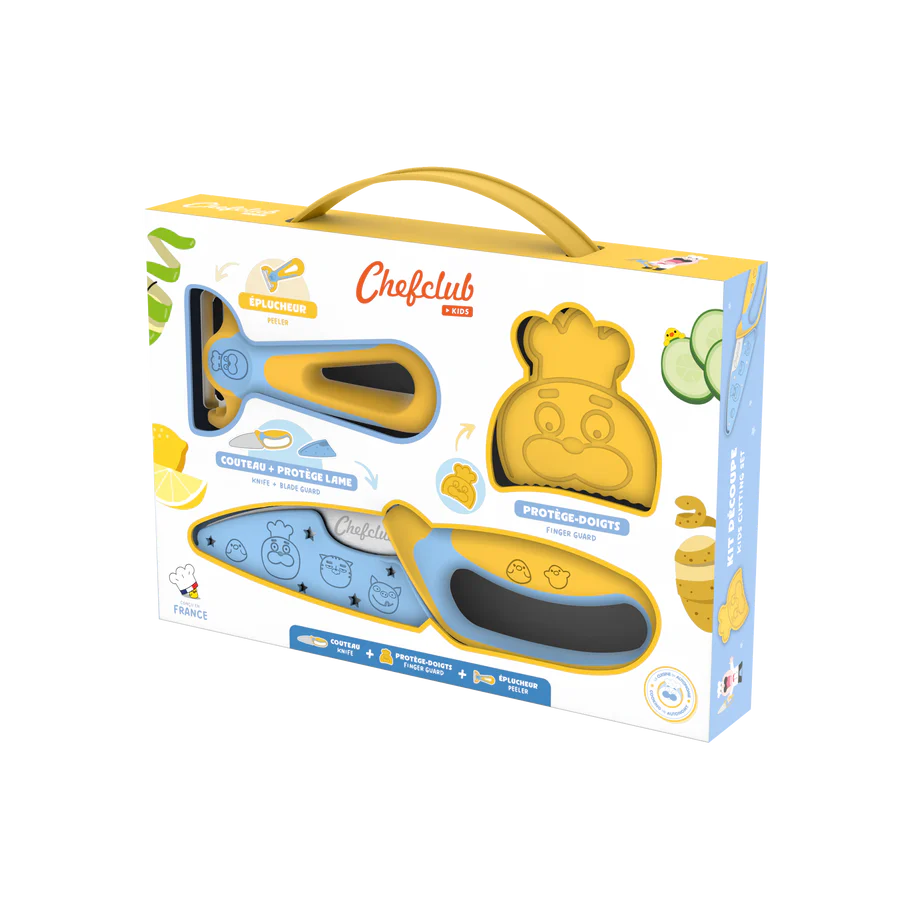 Kit découpe : Couteau et éplucheur Chefclub Kids