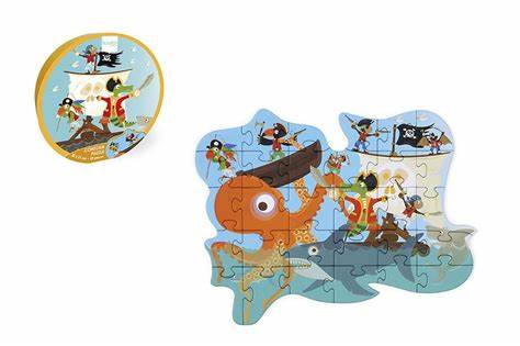 SCRATCH PUZZLE COMPACT 29PCS CONTOUR PIRATE