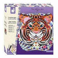 Kit créatif - Strass et paillettes Trophée tigre